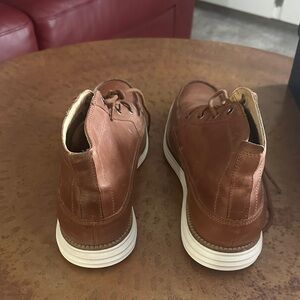 Cole Haan Tan Leather Chukka Boots
